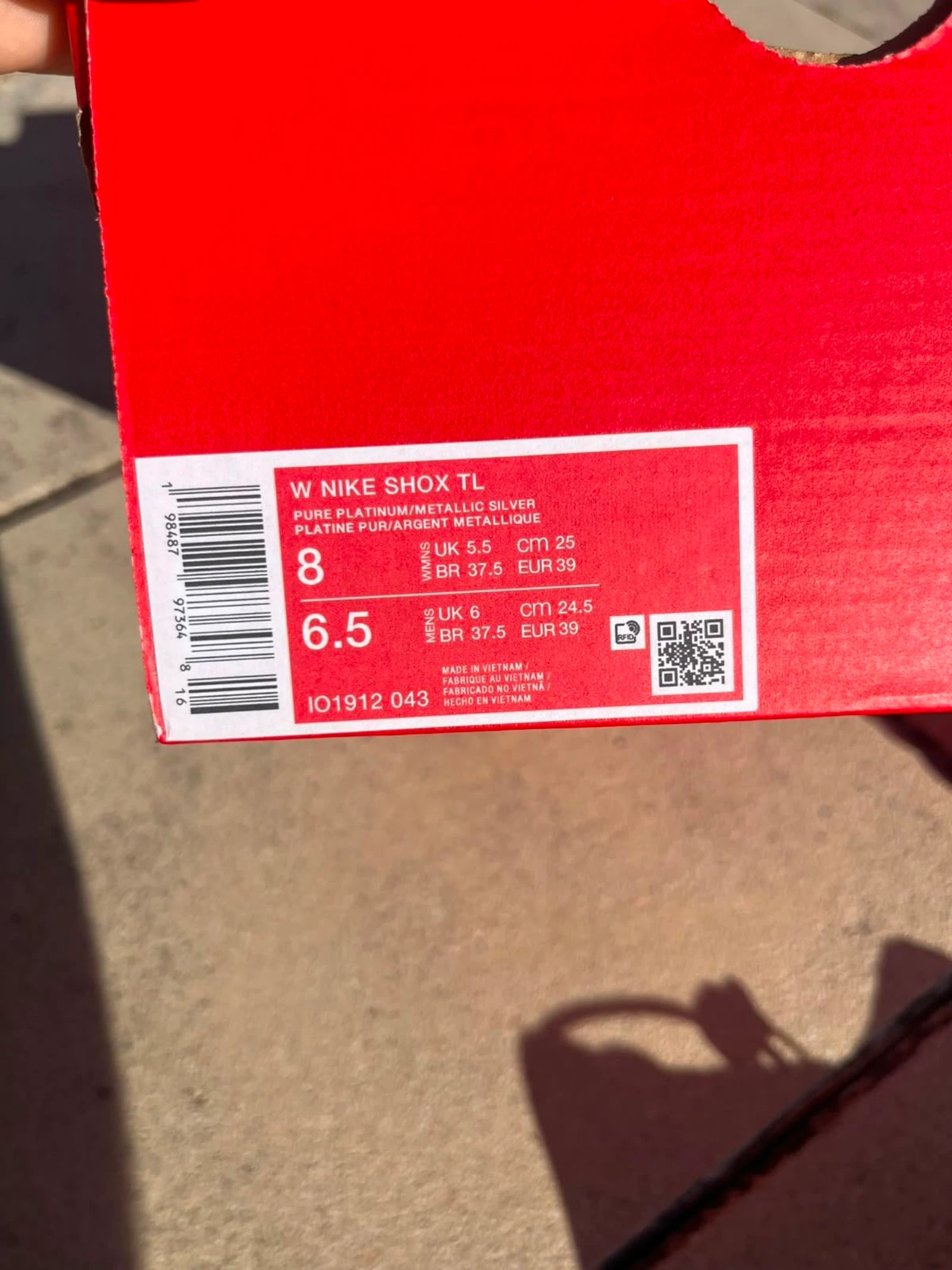 Nike Shox TL Platino Plata Y2K Nuevas Auténticas Tamaño 39 Zapatillas Hombre Mujer Con Caja – photo 10